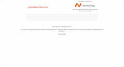 Desktop Screenshot of graduate-online.com